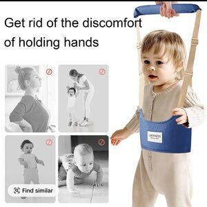 Blue Baby Walking Harness